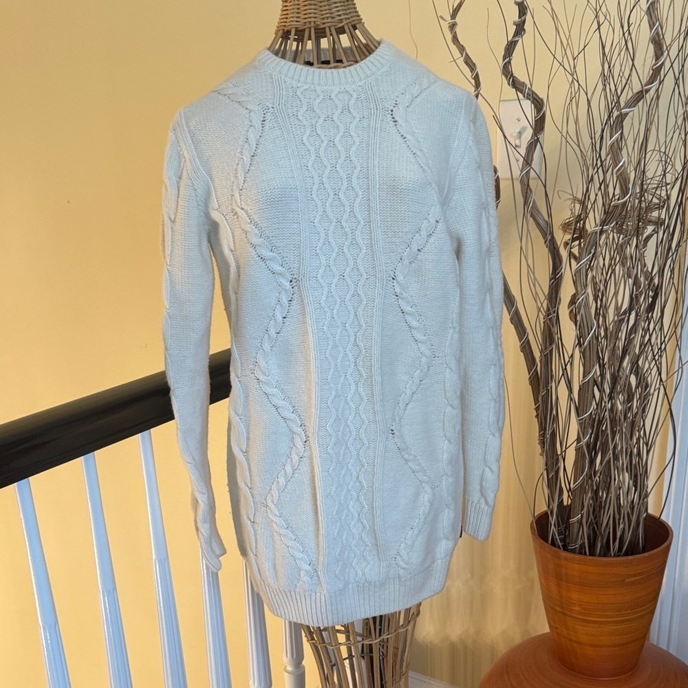 Rowing Blazers New York  fisherman cable knit lamb wool sweater dress